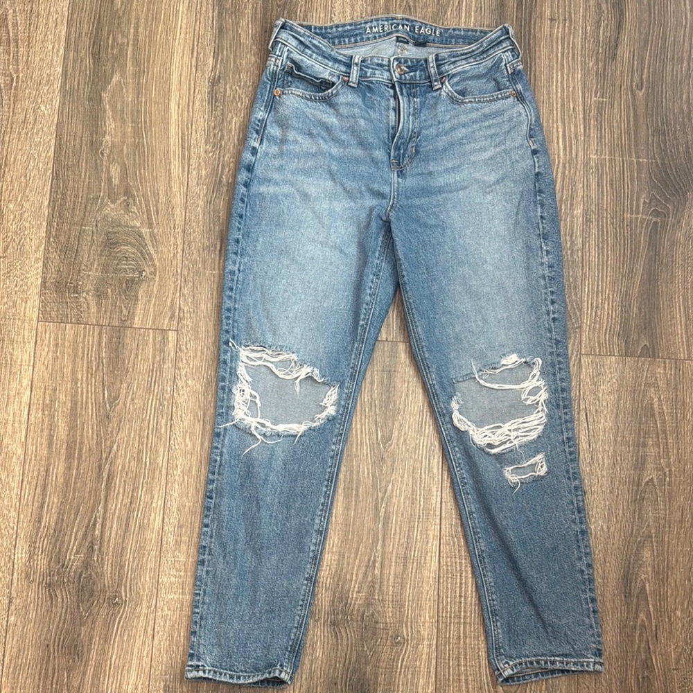 American Eagle Outfitters Blue Straight Leg Denim